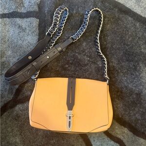 Rag & Bone Tan and Black Crossbody Bag